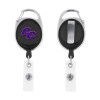 Thumbnail image for  Black Oval Retractable Badge Holder w/Clip