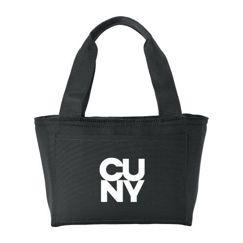 Insulated Black Lunch Tote-Primary Mark
