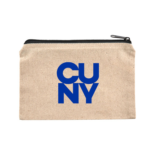 8oz. Natural Cotton Travel Pouch-Primary Mark
