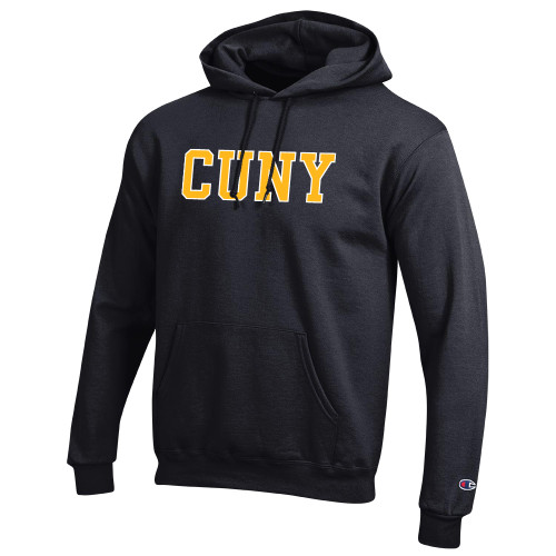 City University of NY Champion Black Fleece Hoodie-Varsity CUNY