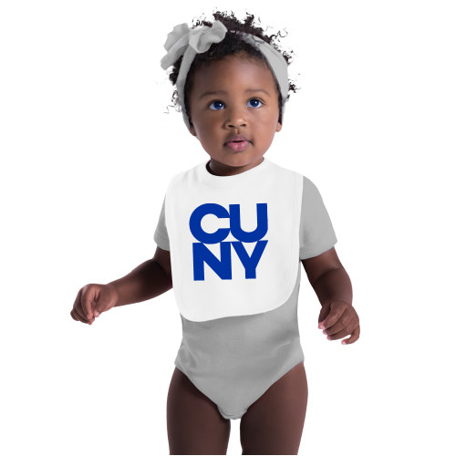 White Baby Bib-Primary Mark