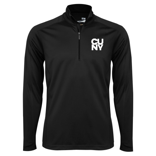 Syntrel Black Interlock 1/4 Zip-Primary Mark