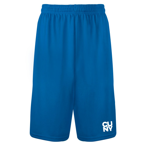 City University of NY Royal Performance Classic 9 Inch Short-Primary Mark