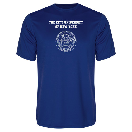 City University of NY Royal Performance Tee-The City University of New York with Seal