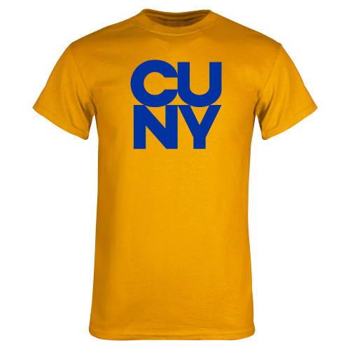 City University of NY Gold T-Shirt-Primary Mark