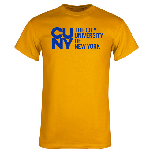 City University of NY Gold T-Shirt-University Artwork