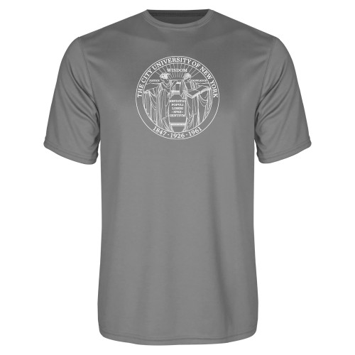 City University of NY Grey Concrete Performance Tee-Seal