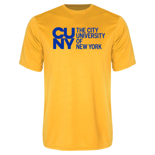 City University of NY Gold Performance Tee-University Artwork