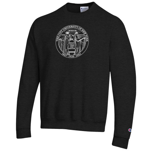 City University of NY Champion Black Fleece Crew-Seal