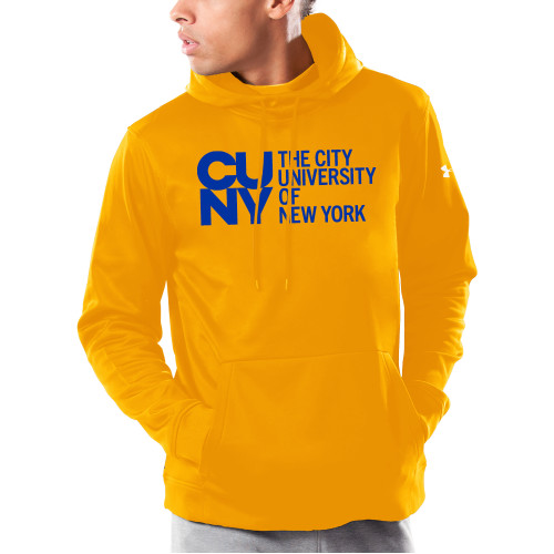 City University of NY Under Armour Gold Armour Fleece Hoodie-University Artwork