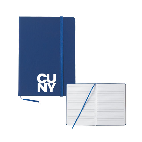 City University of NY 5x7 Blue Hard Cover Journal-Primary Mark