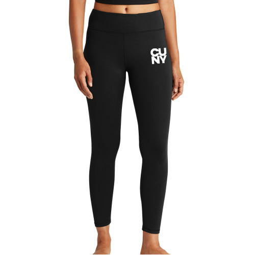 City University of NY Womens Black Performance Legging-Primary Mark