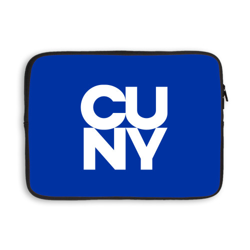City University of NY 13 inch Neoprene Laptop Sleeve-Primary Mark