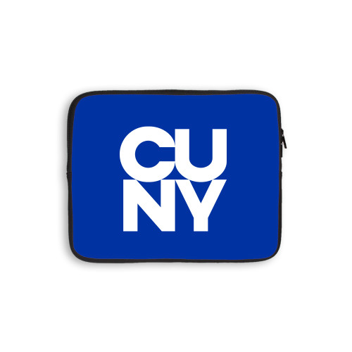 City University of NY 10 inch Neoprene iPad/Tablet Sleeve-Primary Mark