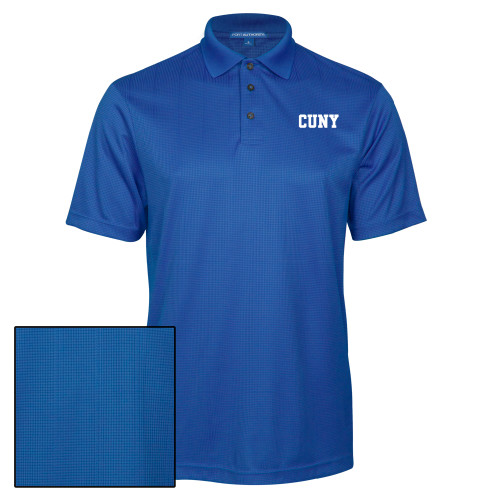 Royal Performance Fine Jacquard Polo-Collegiate CUNY