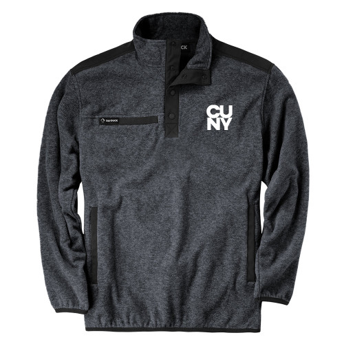 DRI DUCK Charcoal Ranger Mens Fleece Pullover-Primary Mark