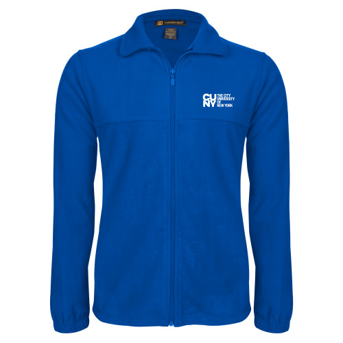 City University of NY Royal Fleece Full Zip Jacket-University Artwork