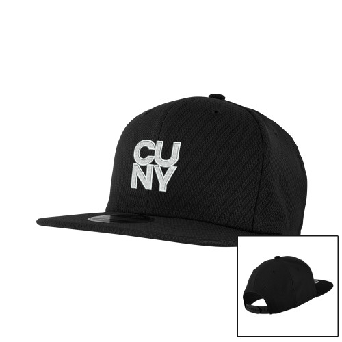 City University of NY New Era Black Diamond Era 9Fifty Snapback Hat-Primary Mark