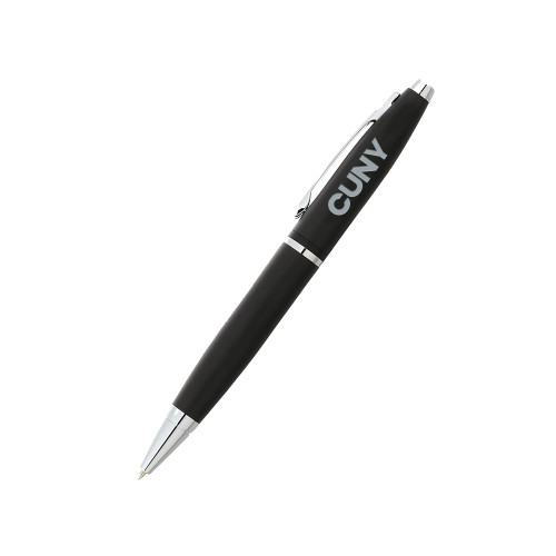 Cross Calais Matte Black Ballpoint Pen-License Plate Artwork Engraved