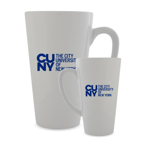 City University of NY Full Color Latte Mug 17oz-University Artwork