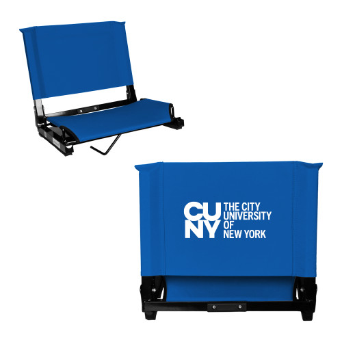 City University of NY Stadium Chair Royal-University Artwork