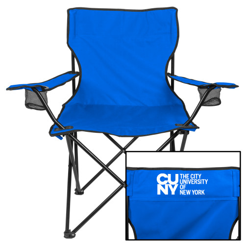 City University of NY Deluxe Royal Captains Chair-University Artwork