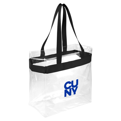 City University of NY Game Day Clear Stadium Tote-Primary Mark