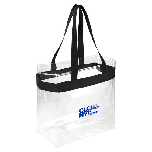 City University of NY Game Day Clear Stadium Tote-University Artwork