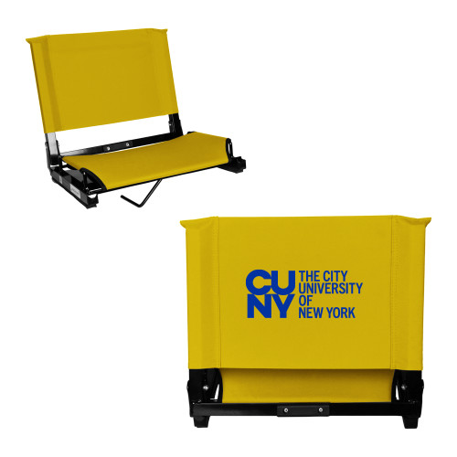 City University of NY Stadium Chair Gold-University Artwork