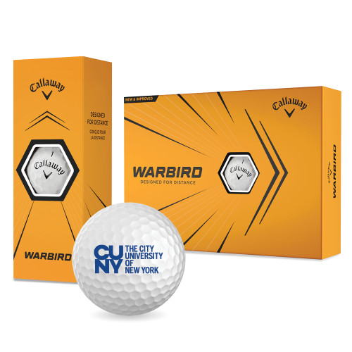 City University of NY Callaway Warbird Golf Balls 12/pkg-University Artwork