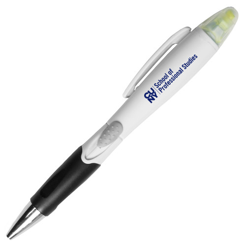 CUNY School of Prof Studies Blossom White Pen/Highlighter-CUNY SPS Two Line