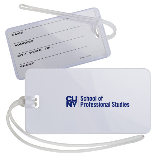 CUNY School of Prof Studies Luggage Tag-CUNY SPS Two Line