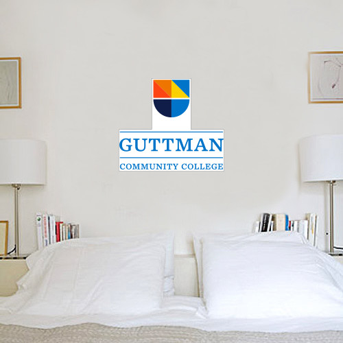 Community College 1 ft x 1 ft Fan WallSkinz-Guttman Community College w/ Shield
