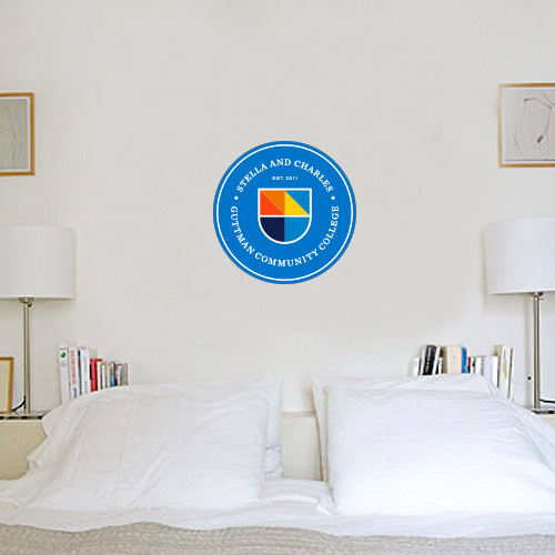 Community College 1 ft x 1 ft Fan WallSkinz-Circle Logo
