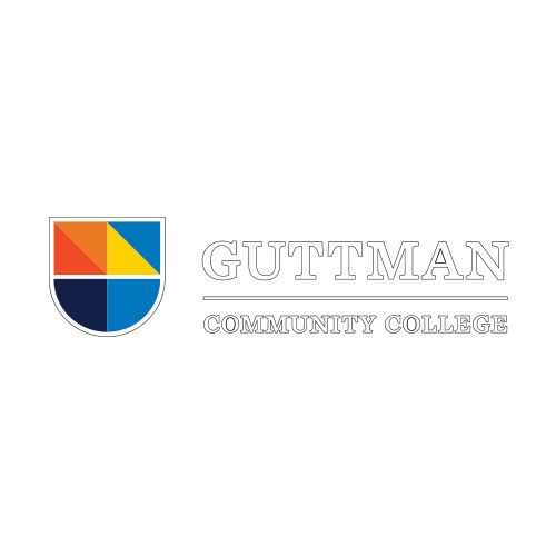 Community College Small Decal-Guttman Community College w/ Shield Flat