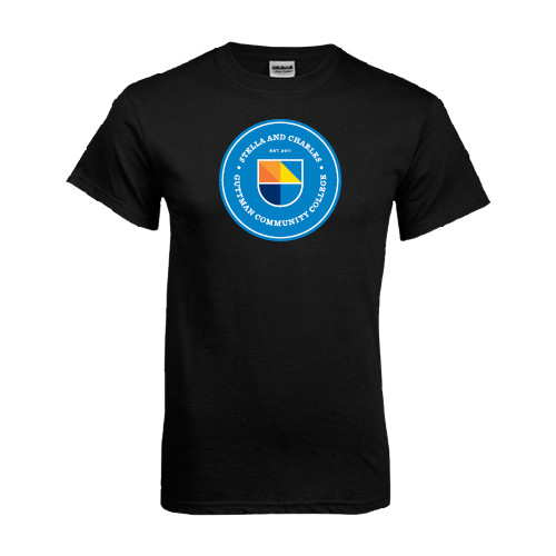 Community College Black T Shirt-Circle Logo