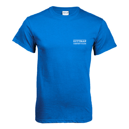 Community College Royal T Shirt-Guttman Community College Word Mark