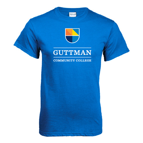 Community College Royal T Shirt-Guttman Community College w/ Shield
