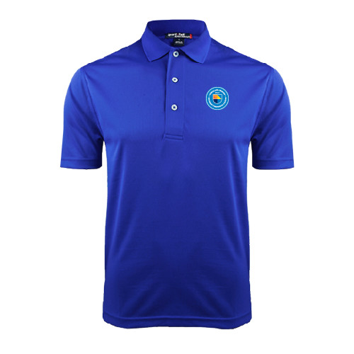 Community College Royal Dry Mesh Polo-Circle Logo