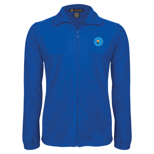 Community College Royal Fleece Full Zip Jacket-Circle Logo
