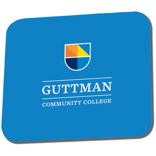 Community College Full Color Mousepad-Guttman Community College w/ Shield