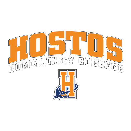 Community College Medium Decal-Hostos Arch H w/Alligator, 8 inches wide