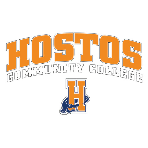Community College Large Decal-Hostos Arch H w/Alligator, 12 inches wide