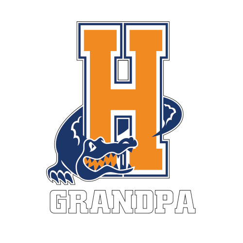 Community College Small Decal-Grandpa, 6 inches tall