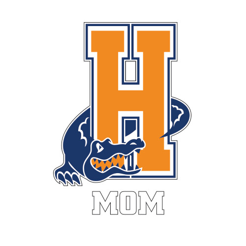 Community College Mom Decal-Mom, 6 inches tall