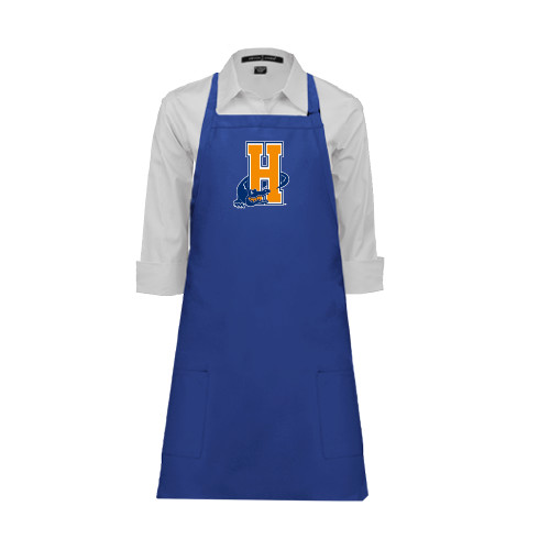 Community College Full Length Royal Apron-Hostos H w/Alligator