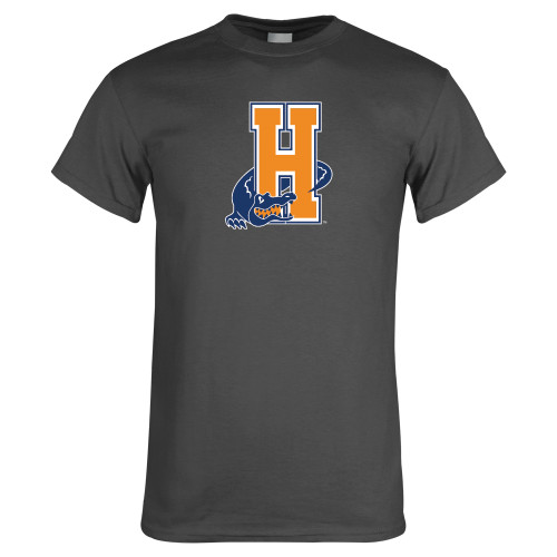 Community College Charcoal T Shirt-Hostos H w/Alligator