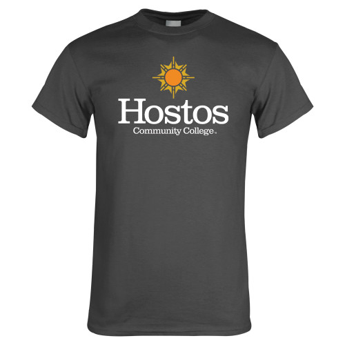 Community College Charcoal T Shirt-Hostos Community College w/Sun