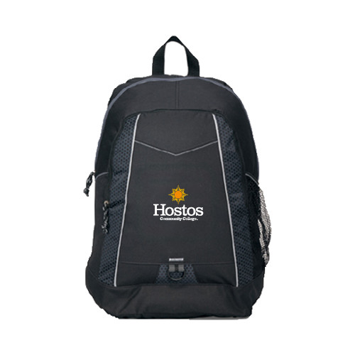 Community College Black Impulse Backpack-Hostos Community College w/Sun