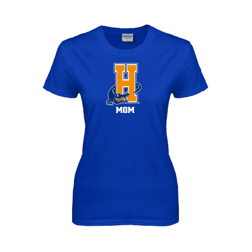 Community College Womens Royal Short Sleeve Tee-Hostos Mom